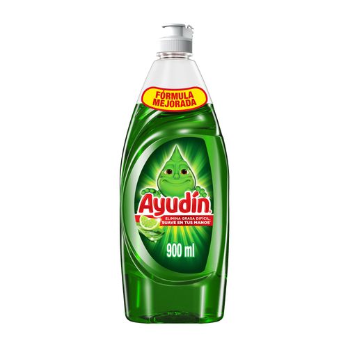 Lavavajilla Líquido AYUDIN Limón y Sábila 900ml