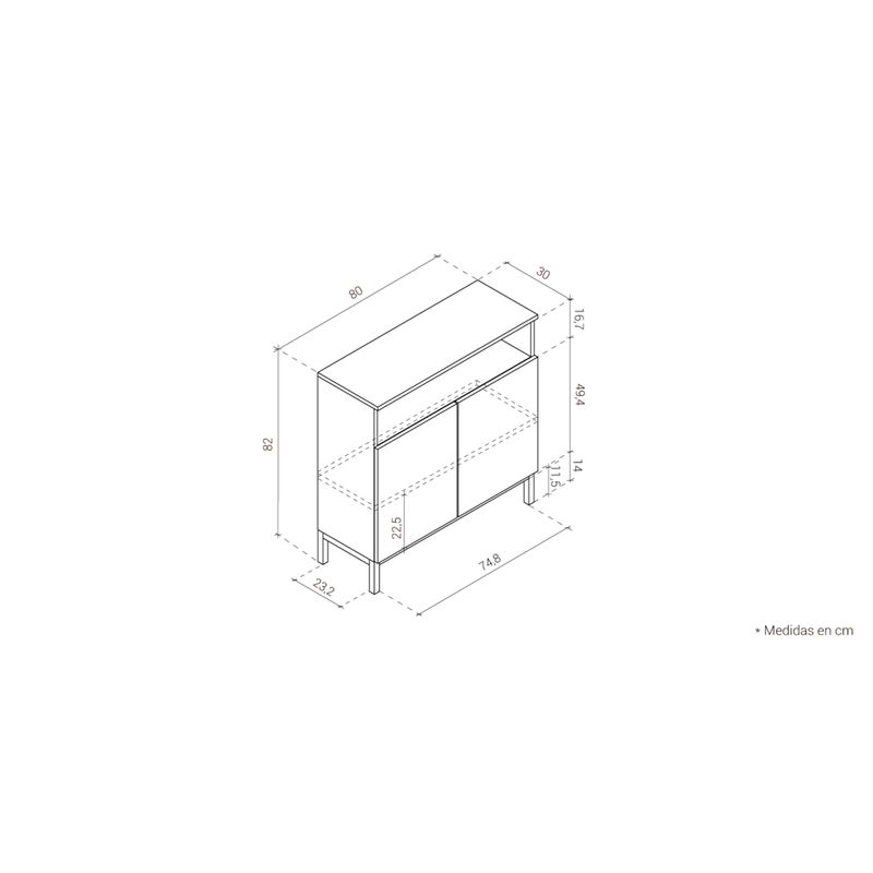 Recibidor-Contemporaneo-Elif-2-Puertas-TU-MESITA