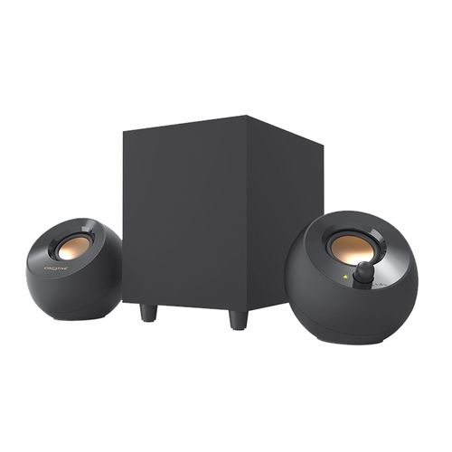 Creative - Parlante 2.1 Pebble Plus USB Con Subwoofer Negro