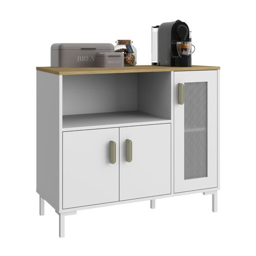 Mueble Bajo de Cocina Victoria 90cm MDP Blanco Casa Mia