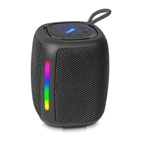 Parlante bluetooth Brodu Radio FM TWS Negro