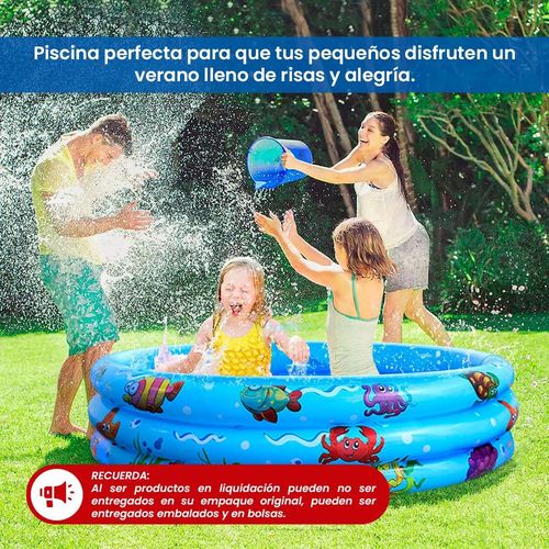 Piscina Inflable Niños Baby Amusement Pool 150cm Azul 180 L