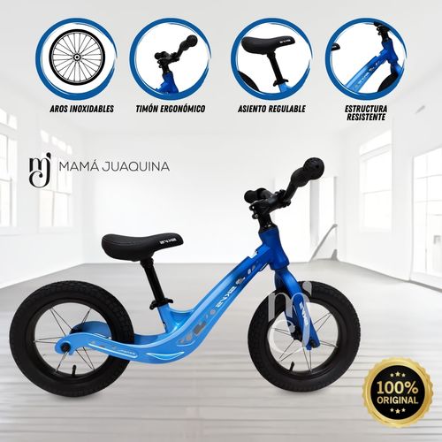 Bicicleta de equilibrio para Niños «TAMBOUR» Azul