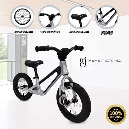 Bicicleta de Equilibrio «NEWBORN» Gris