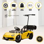 Carro-a-Bateria-para-Niño-y-Adulto-AVENTADOR-Licensed-Amarillo