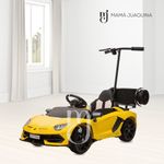 Carro-a-Bateria-para-Niño-y-Adulto-AVENTADOR-Licensed-Amarillo