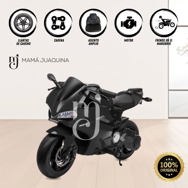 Moto-a-Bateria-para-Niños-DUCATI-DIAVEL»-Licenced-Negro