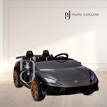 Auto-a-Bateria-Deportivo-para-Niños-«HURACAN»-Licenced-Negro