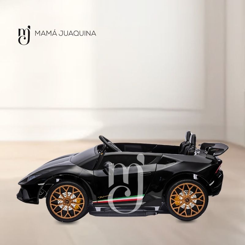 Auto-a-Bateria-Deportivo-para-Niños-«HURACAN»-Licenced-Negro