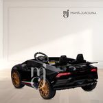 Auto-a-Bateria-Deportivo-para-Niños-«HURACAN»-Licenced-Negro