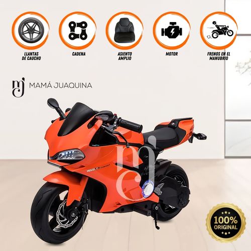 Moto a Batería para Niños DUCATI DIAVEL» Licenced Naranja