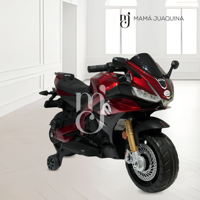 Moto-a-Bateria-para-Niños-«YAMAHA»-Licenced-Rojo