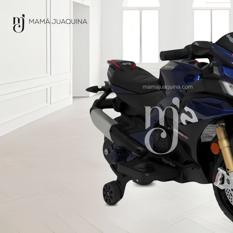 Moto-a-Bateria-para-Niños-«YAMAHA»-Licenced-Azul