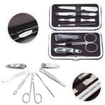 Set-Manicure-Pedicura-Acero-Inoxidable-7-Piezas-Cortauñas