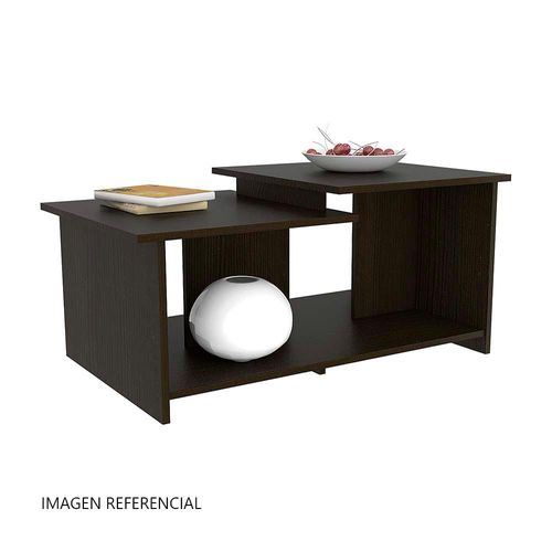 Mesa de centro Wema3 Negro Amaderado Tuhome
