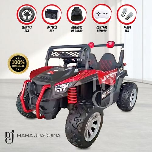 Carro a batería 4X4 para niños «UTV BLAISE» Rojo