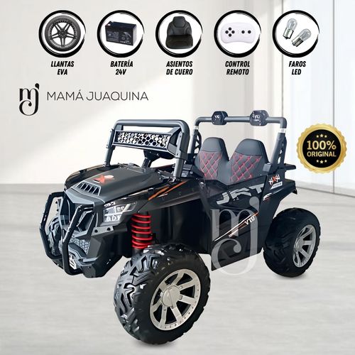 Carro a batería 4X4 para niños «UTV BLAISE» Negro