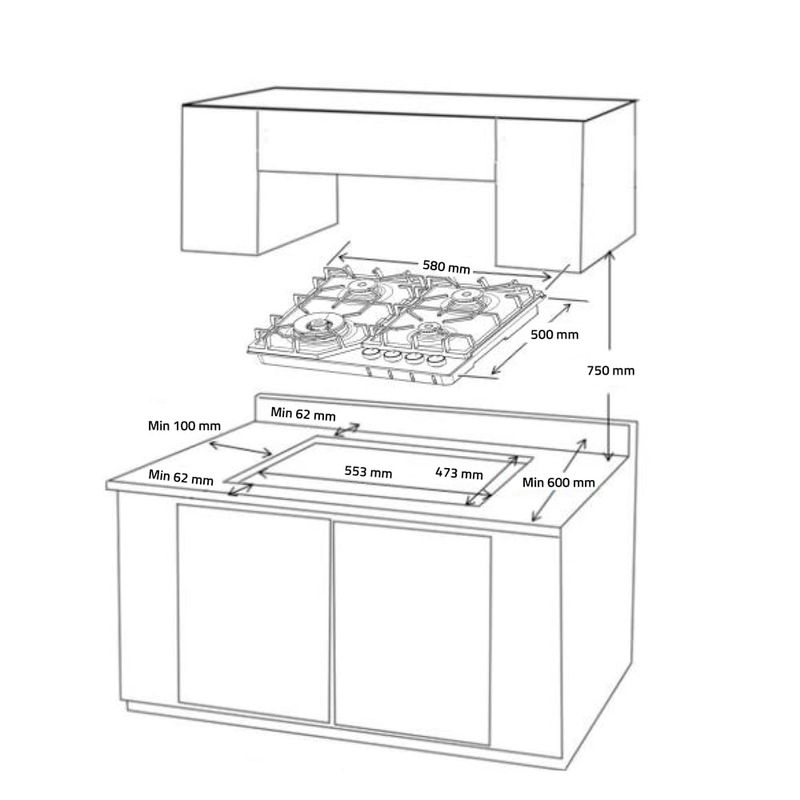COCINA-EMPOTRABLE-INDURAMA-4-QUEMADORES-EGASI-604CGNE