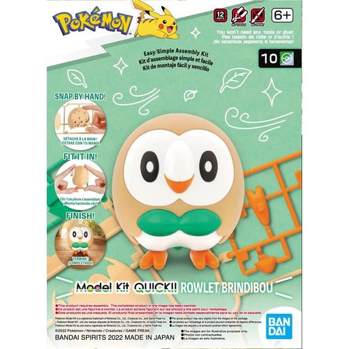 Bandai Spirits Model Kit Pokemon Rowlet