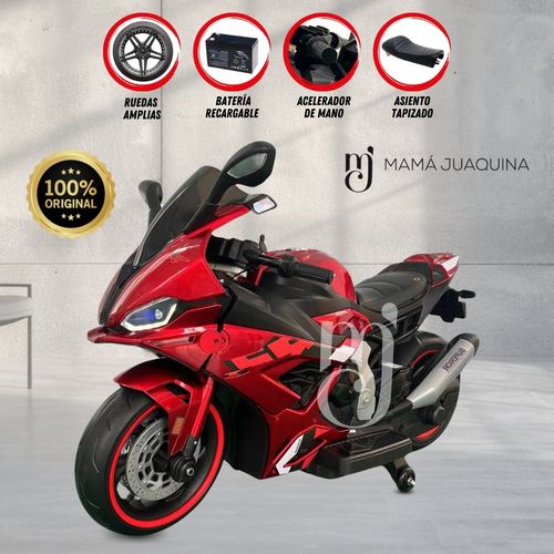 Moto a Batería para Niños «ILLINOIS» Licenced Rojo