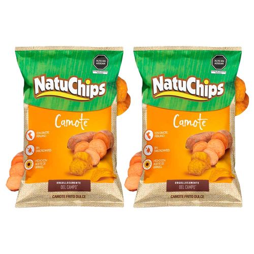 Pack Chips de Camote NATUCHIPS Bolsa 135g x 2un