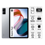 Tablet-Xiaomi-Redmi-Pad-106--128GB-ROM-4GB-RAM-Color-Plateado