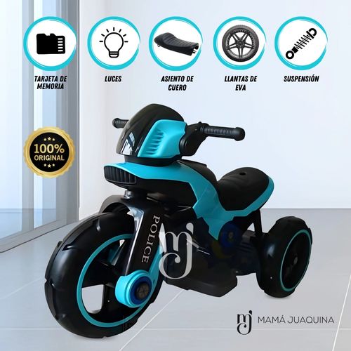 Trimoto a Batería para Niños «JETERRA» Celeste