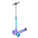 Scooter-Para-Niñas-En-Frozen-Con-Linterna-Delantera-y-llantas-de-colores