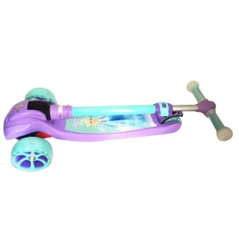 Scooter-Para-Niñas-En-Frozen-Con-Linterna-Delantera-y-llantas-de-colores