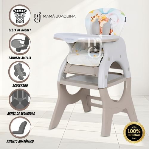 Silla de Comer Escritorio 3 en 1 «BLAYR» Beige
