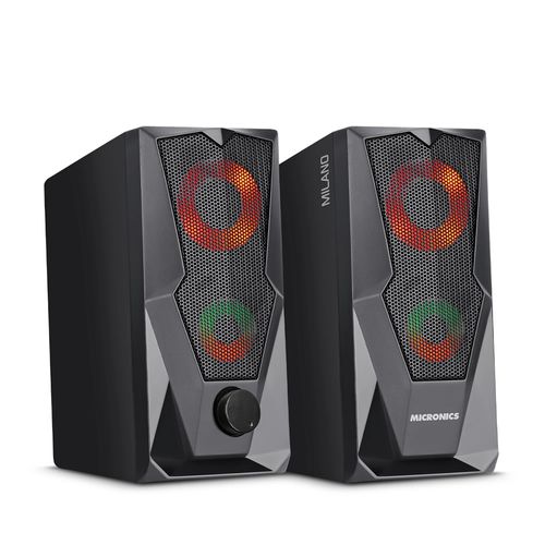 Parlante 2.0 Milano - MIC S310U RGB Negro