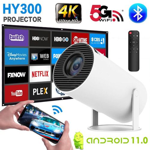 Proyector WiFi 5G 4K 1080P Full HD Bluetooth 5.0 android 11