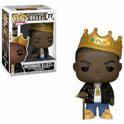 Funko Pop The Notorious B.I.G. - Notorious B.I.G. con Corona #77