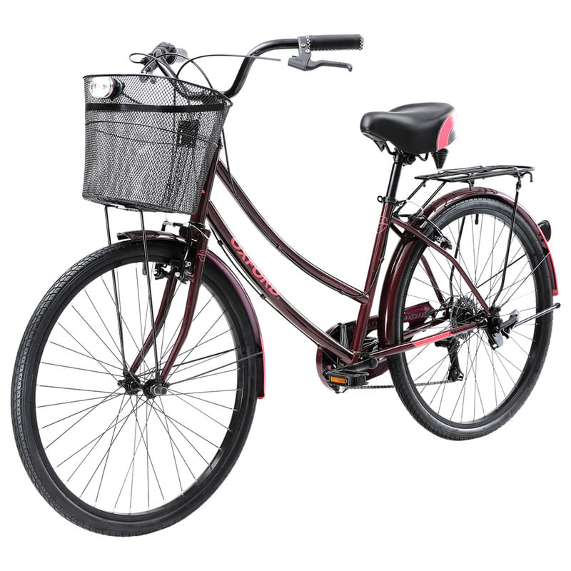 BICICLETA-OXFORD-CYCLOTOUR-ARO-26-6V-M-BURDEO-FUCSIA