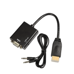 Adaptador-Convertidor-De-Hdmi-A-Vga-Hdmi-Macho-Vga---Audio---Negro