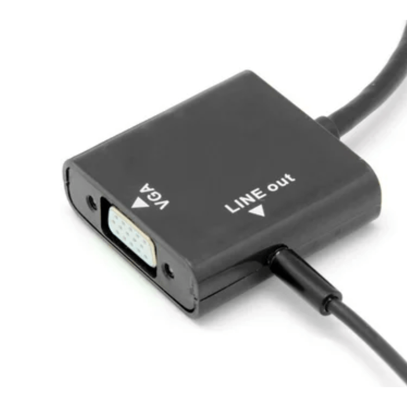 Adaptador-Convertidor-De-Hdmi-A-Vga-Hdmi-Macho-Vga---Audio---Negro