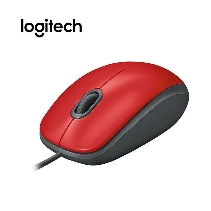 Mouse-Logitech-M110-Silent-USB-Red