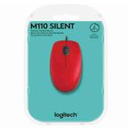 Mouse-Logitech-M110-Silent-USB-Red