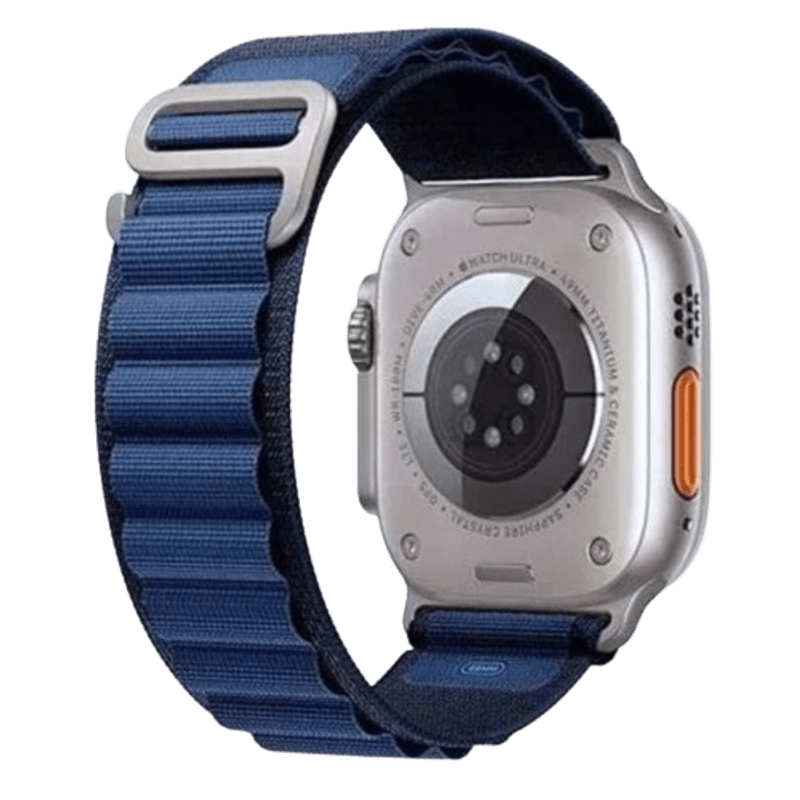 Correa-Alpine-Loop-Ultra-para-Apple-Watch-y-Smart-Watch-Color-Azul-42-44-45-49mm