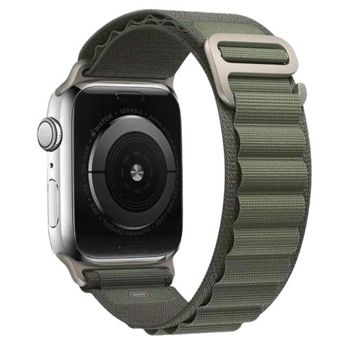 Correa Alpine Loop Ultra Color Verde para Apple Watch 42-44-45-49mm