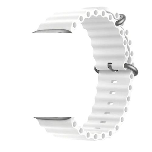 Correa Ocean Ultra para Apple Watch Color Blanco de Silicona 42/44/45/49mm