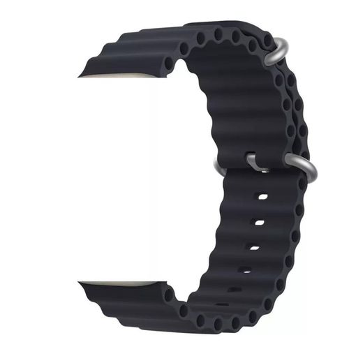 Correa Ocean Ultra para Apple Watch Color Negro de Silicona 42/44/45/49mm