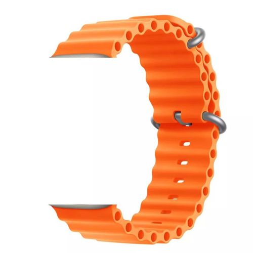 Correa Ultra Ocean de Silicona para Apple Watch Color Naranja de Silicona 42/44/45/49mm