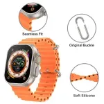 Correa-Ultra-Ocean-de-Silicona-para-Apple-Watch-Color-Naranja-de-Silicona-42-44-45-49mm