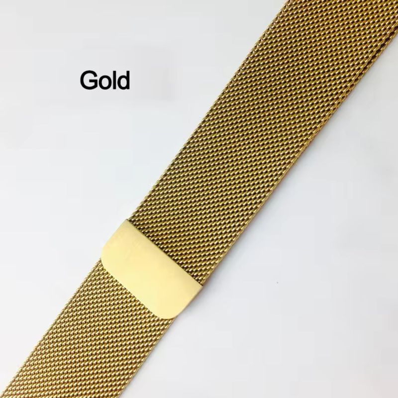 Correa-de-Acero-Milanese-Loop-para-Apple-Watch-de-42-44-45-49-mm-Color-Dorado