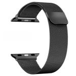 Correa-de-Acero-Milanese-Loop-para-Apple-Watch-de-42-44-45-49-mm-Color-Negro