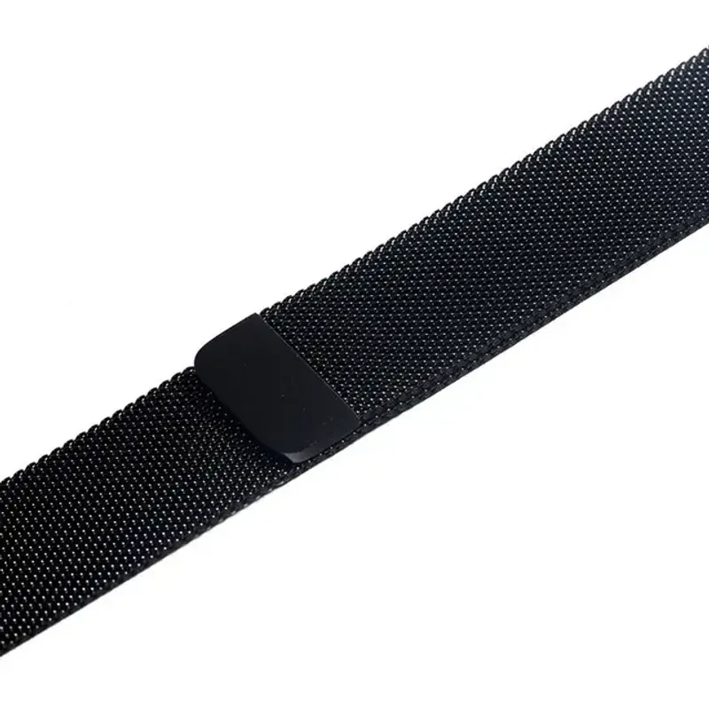 Correa-de-Acero-Milanese-Loop-para-Apple-Watch-de-42-44-45-49-mm-Color-Negro