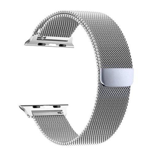 Correa de Acero Milanese Loop para Apple Watch de 42/44/45/49 mm Color Plata