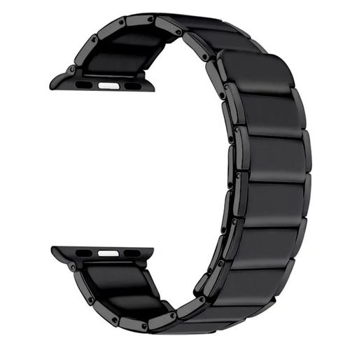 Correa Acero Inoxidable para Apple watch y Smart watch Chain Two Section Color Negro