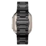 Correa-De-Acero-Para-Apple-Watch-42-44-45-49mm-Double-Point-Semi-Brillo-Negro